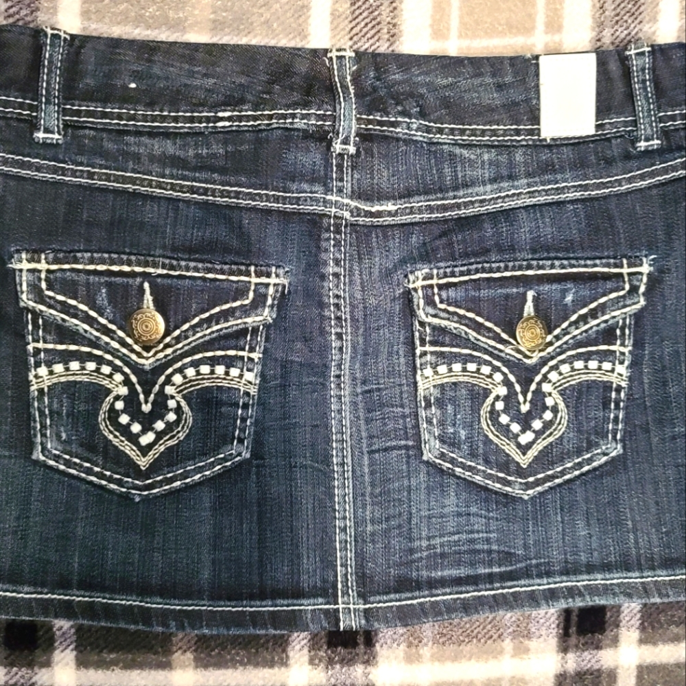 Maurice's Denim Miniskirt size 3/4 NWOT